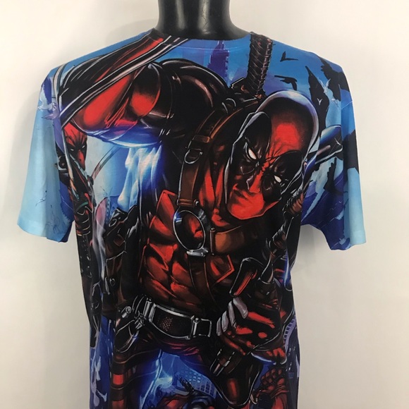Marvel DeadPool Graphic Shirt - Picture 1 of 8